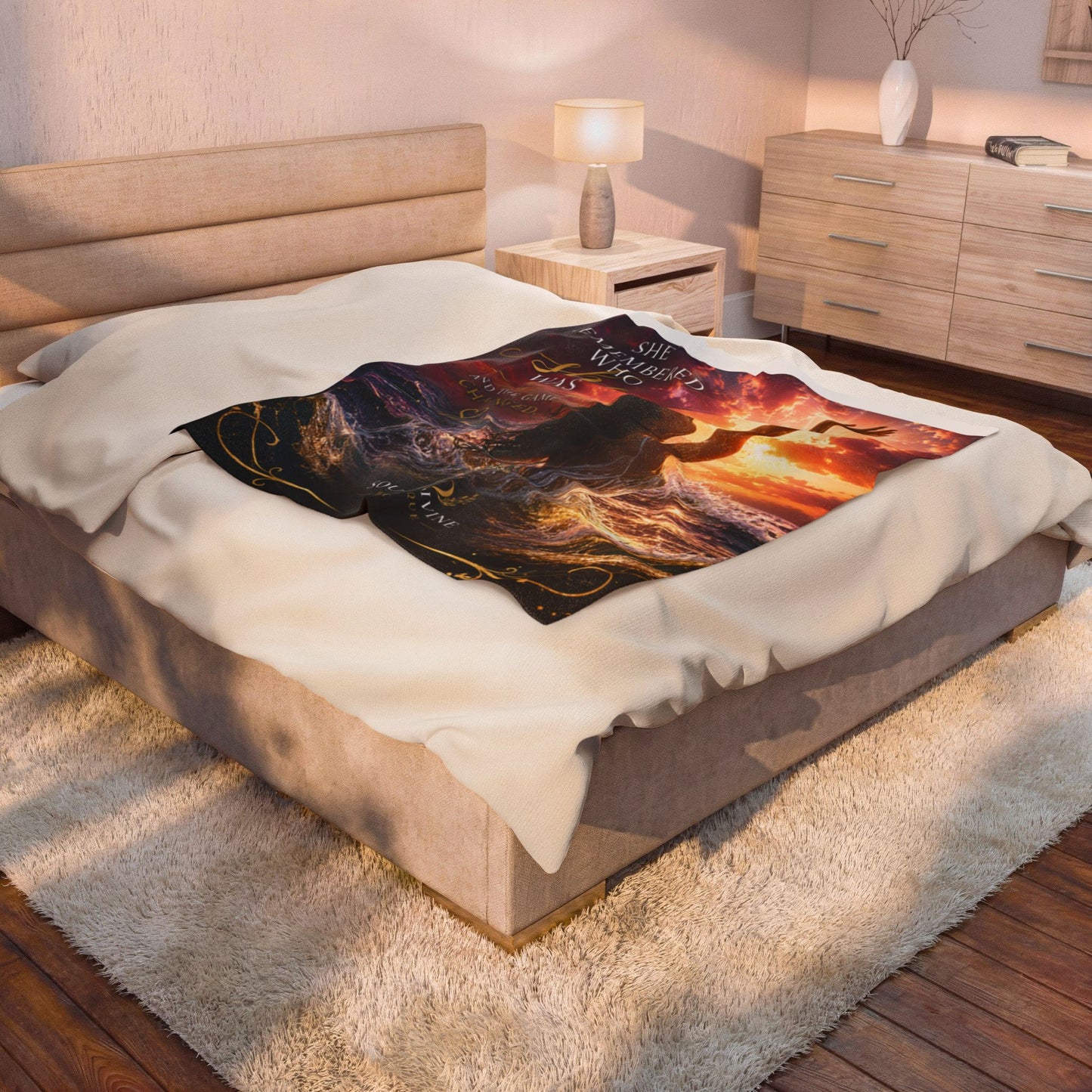 She Remembered Who She Was - Luxury Veleteen Blanket