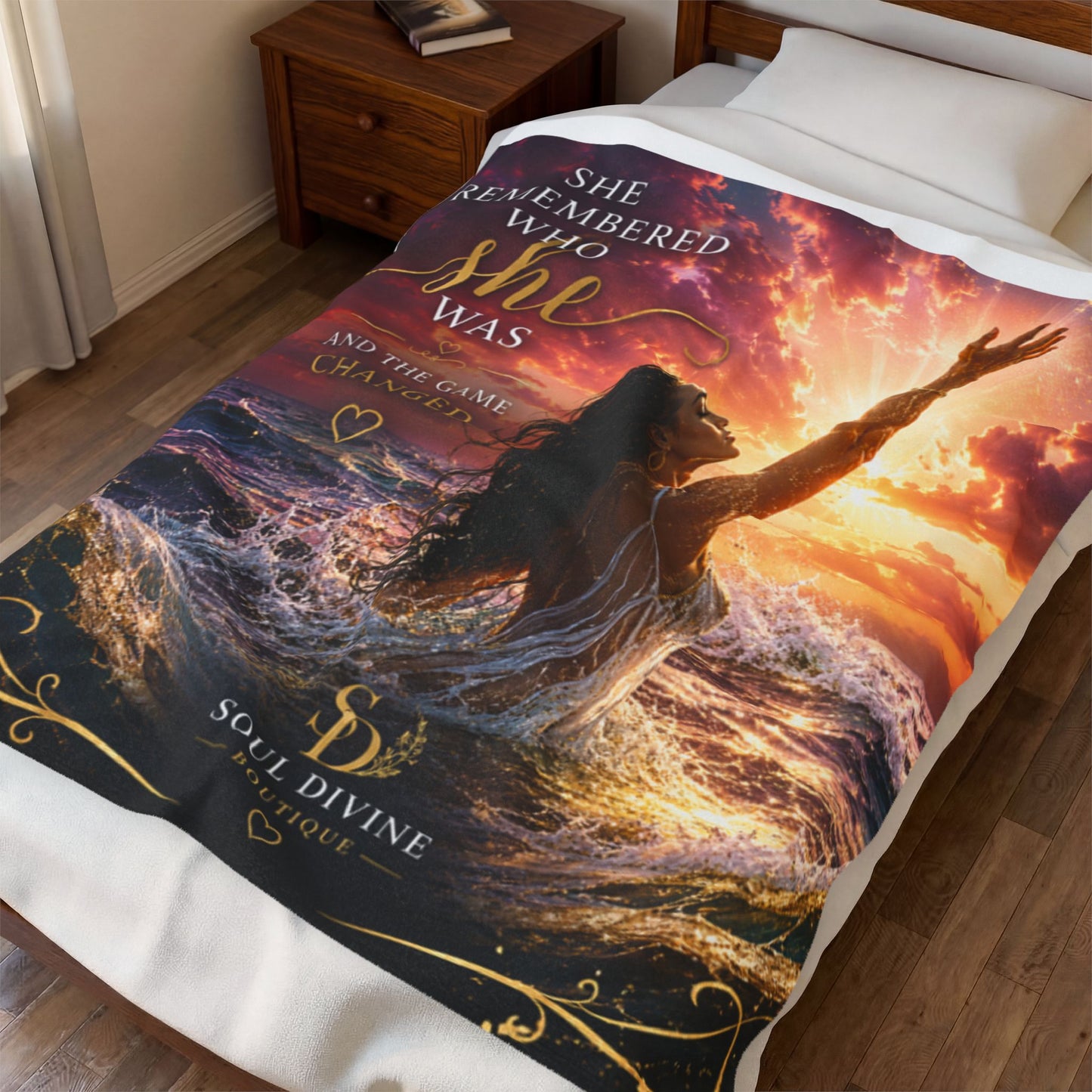 She Remembered Who She Was - Luxury Veleteen Blanket