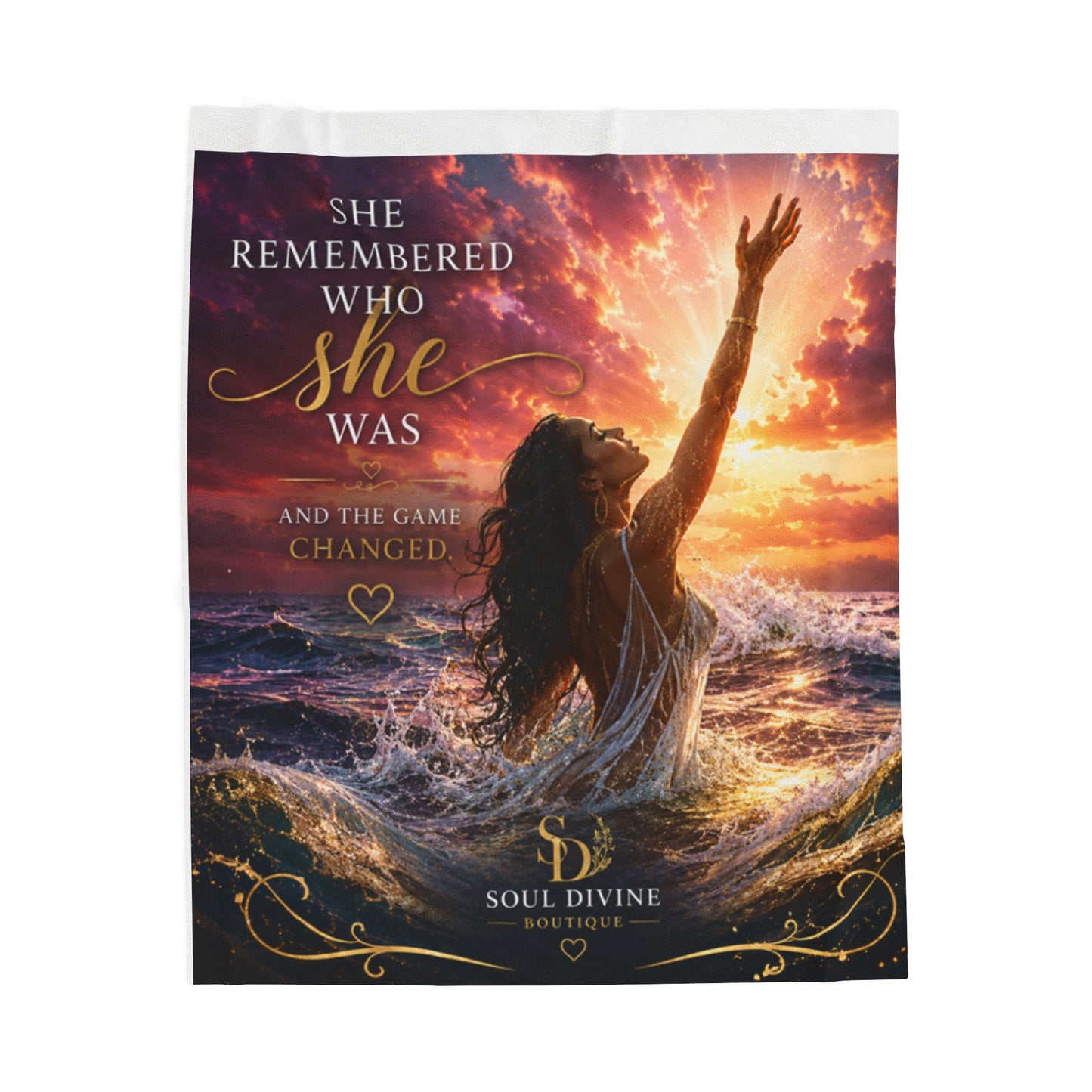She Remembered Who She Was - Luxury Veleteen Blanket